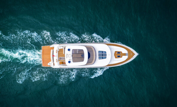 The yacht went out to sea