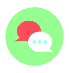 Chat Balloon Vector Icon