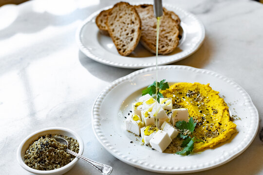 Mediterranean Hummus and Zaatar