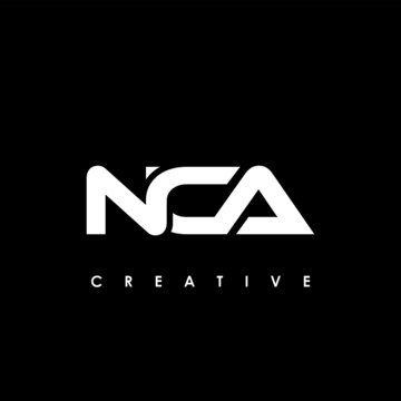 NCA Letter Initial Logo Design Template Vector Illustration