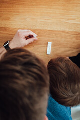 Corona Selbsttest mit kindern