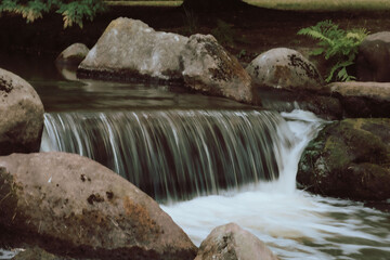 Strumień w parku Mużakowskim © KMG