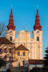 Fototapeta na wymiar church in Wullersdorf , north Austria