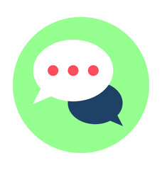 Chat Bubbles Vector Icon