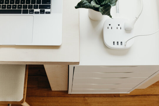 Working From Home Desk - Powered by Adobe