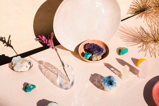 Crystals Gemstones - Powered by Adobe