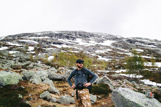 Photographer having trip to northern country