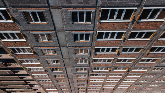 pattern made of apartment house