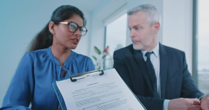 Manager and recruiter asking questions to possible candidate