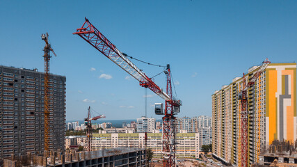 Construction of a modern living house