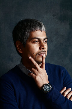 Portrait of young man Phd professor