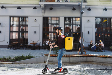 Supplier starting his workday