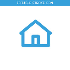 House vector icon. Home pictogram.