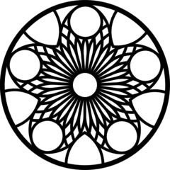 Rose Window, Fig. 21, round 1, base, triangular 2