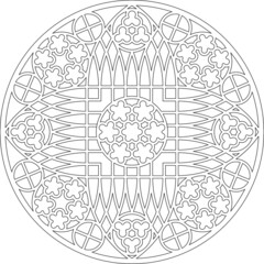 Rose Window, Fig. 21, round 2, round 1, framework