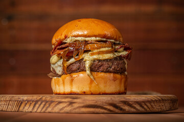queso azul hamburguesa