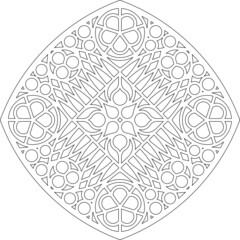 Rose Window, Fig. 21, square 1, triangular 2, framework