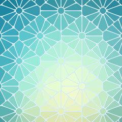 Blue vector stones geometric abstract background design template