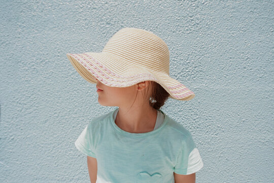 Girl In sunhat