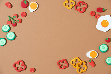 Set of ingredients to create sandwiches. Fast food menu