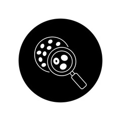 Autoimmune disorder black glyph icon. Production of antibodies. Sign for web page, mobile app, button, logo.