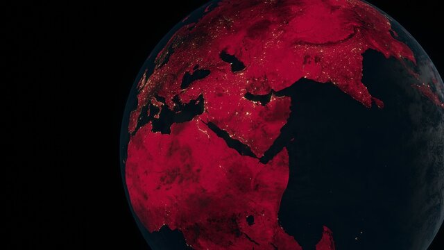 Red continents