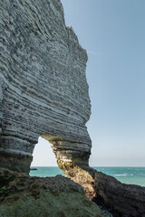 Falaises d'Etretat au printemps