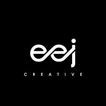 EEJ Letter Initial Logo Design Template Vector Illustration