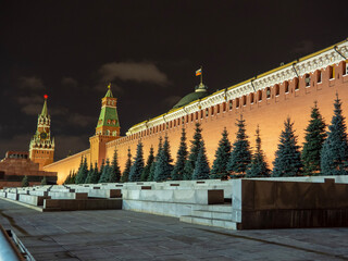 Fototapeta na wymiar red square kremlin