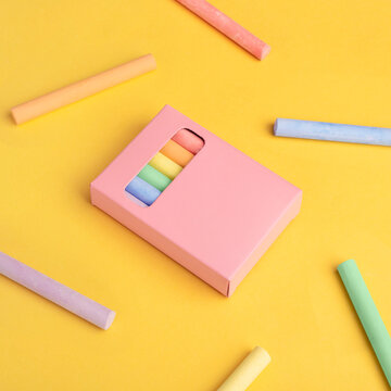 Colorful chalks
