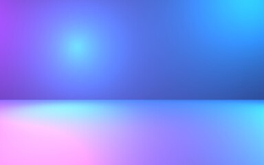 3d rendering of empty purple and blue abstract geometric background. Cyberpunk concept. Scene for advertising, technology, showcase, banner, cosmetic, fashion, business. Illustration. Product display