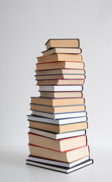 Tall Stack of hardback Books