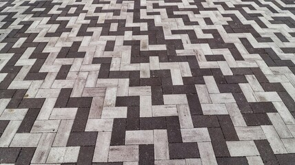 geometric brick pattern
