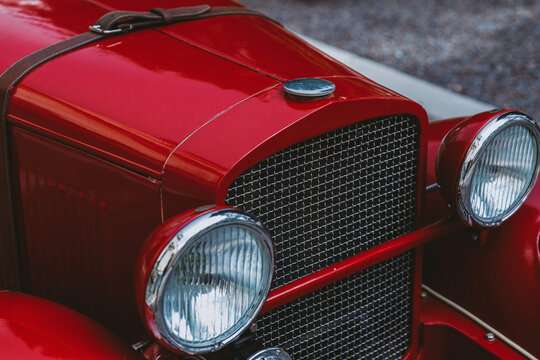 Restored old automobile