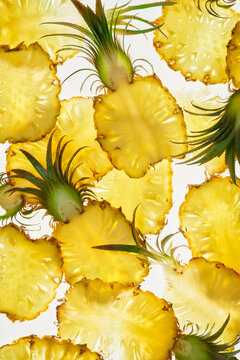 Pineapple slice background
