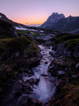 Sunset at Klausenpass