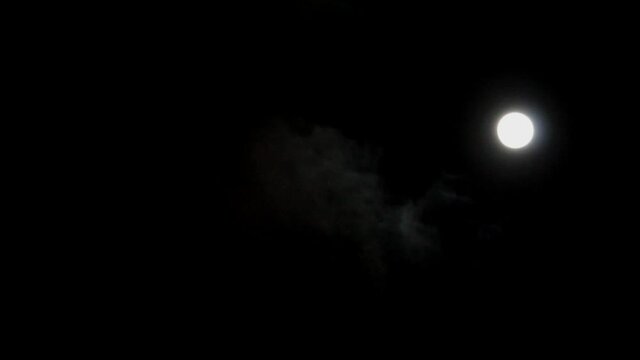 Fullmoon with clouds