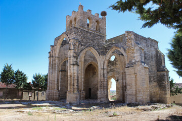 Medieval ruins of Santa Eulalia church.
This church was built between XIII and XV centuries. It´s a gothic ruin building situated in northern Spain in a medieval village called Palenzuela. 
