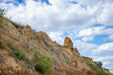Scenic wilderness hilly landscape
