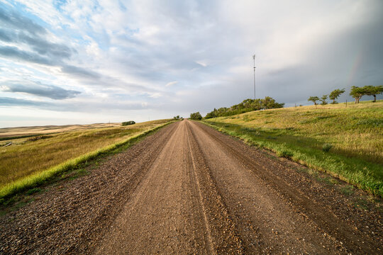 prairie grid road