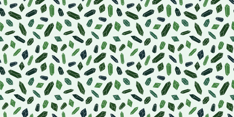 Seamless crystal repeat pattern vector background