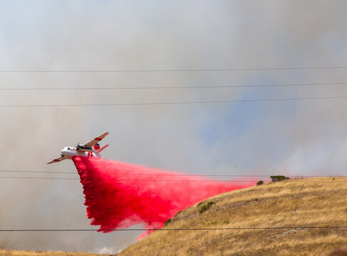 Wildfire in the hills
