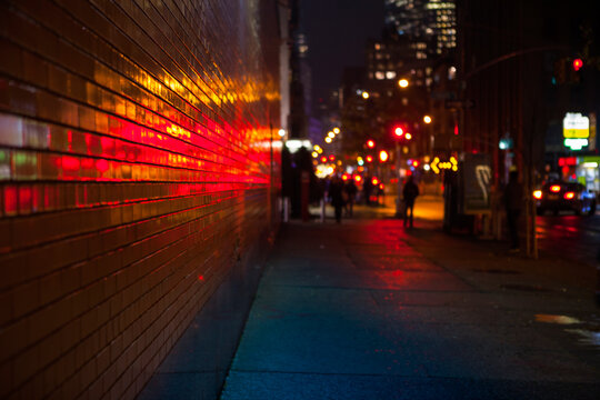 New York City lights