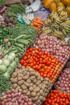 food being sold in an Indian market