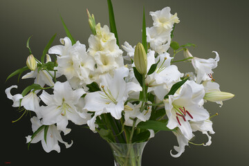 Impression bouquet de lys blanc © Frederic.M
