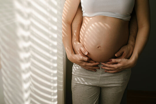 Hugging The Pregnancy belly