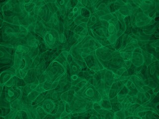 Green Smoked Background. 3D Render.