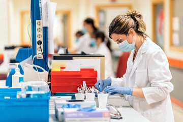 Female Doctor in Lab