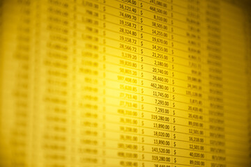 Obraz premium Personal financial planning concept. Businessman workplace with papers for financial planning. Business people discussing the charts and graphs showing the results of successful financial planning.