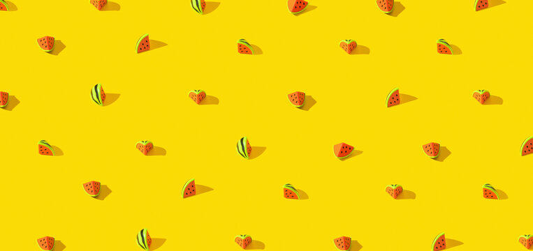 Watermelon pieces